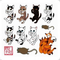 【妖怪】グッズ 猫又＋αシール / 流音