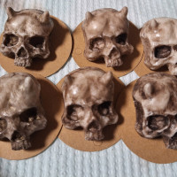 鬼髑髏ブローチ / 流音