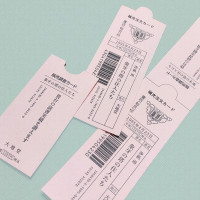 売上スリップ風活版印刷しおり / 七峰