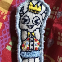 魔界の王子さま刺繍ブローチ / ☆ヒロミンゴフラミンゴ☆