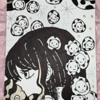 ペン画 ｢泡の中の夢｣ / ☆ヒロミンゴフラミンゴ☆