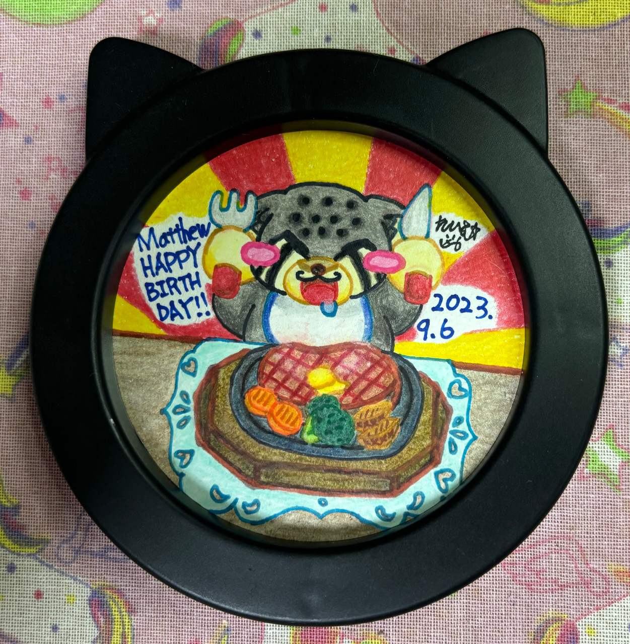 今夜はステーキれす!