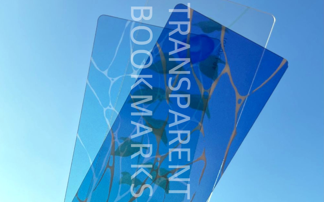 透けるしおり　4枚組