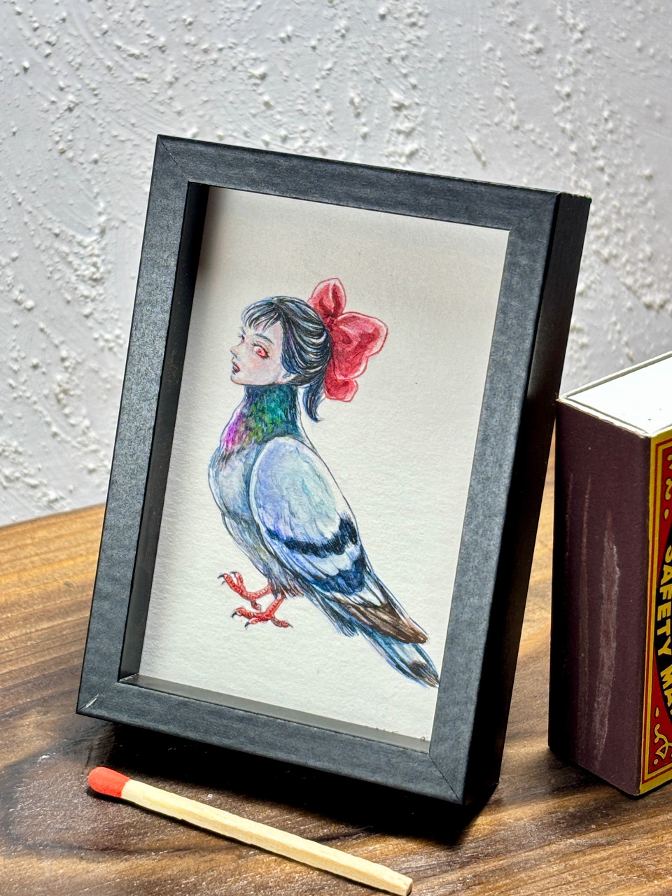 A4サイズ原画「守護天使」 by 晴雪｜雑貨百般・本当に売ってる架空のお