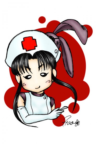 ポストカード『暗黒側看護婦（だーくさいどなーす）白雪ちゃん』
