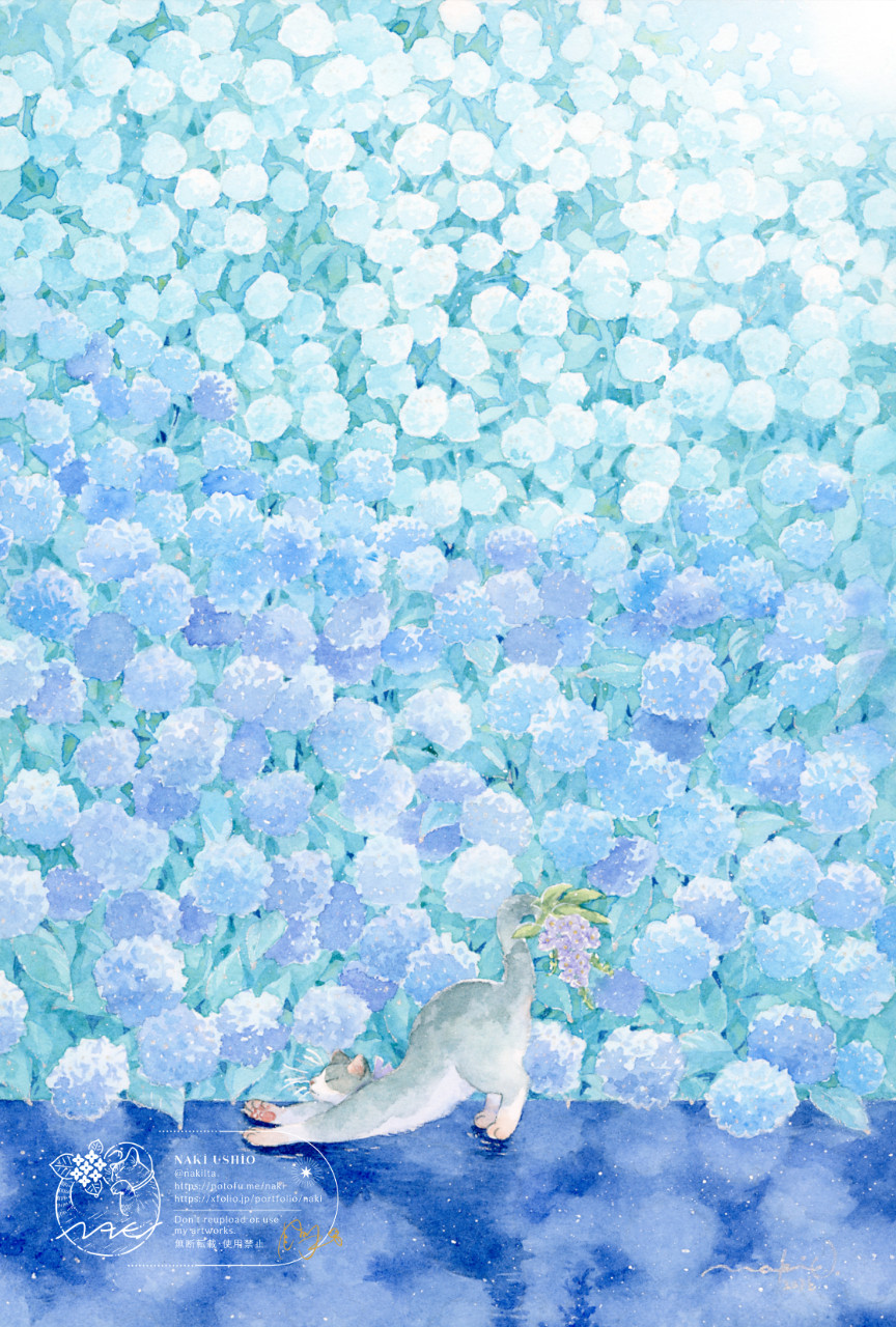 ポストカード 【ポストカード】青のまどろみ by NAKI｜雑貨百般