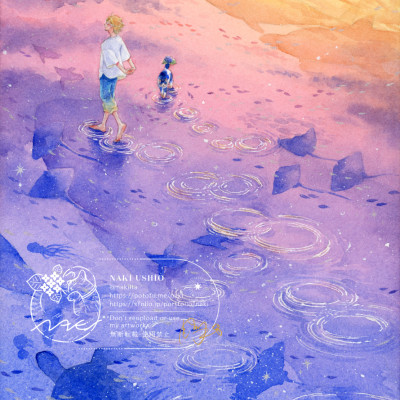 【ポストカード】黄昏の海