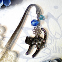 - 書架飾り - - 黒猫 -　II / doco*ao