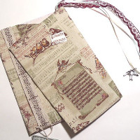 ブックカバー（文庫サイズ） 小鳥の音楽会 / 本田モカ