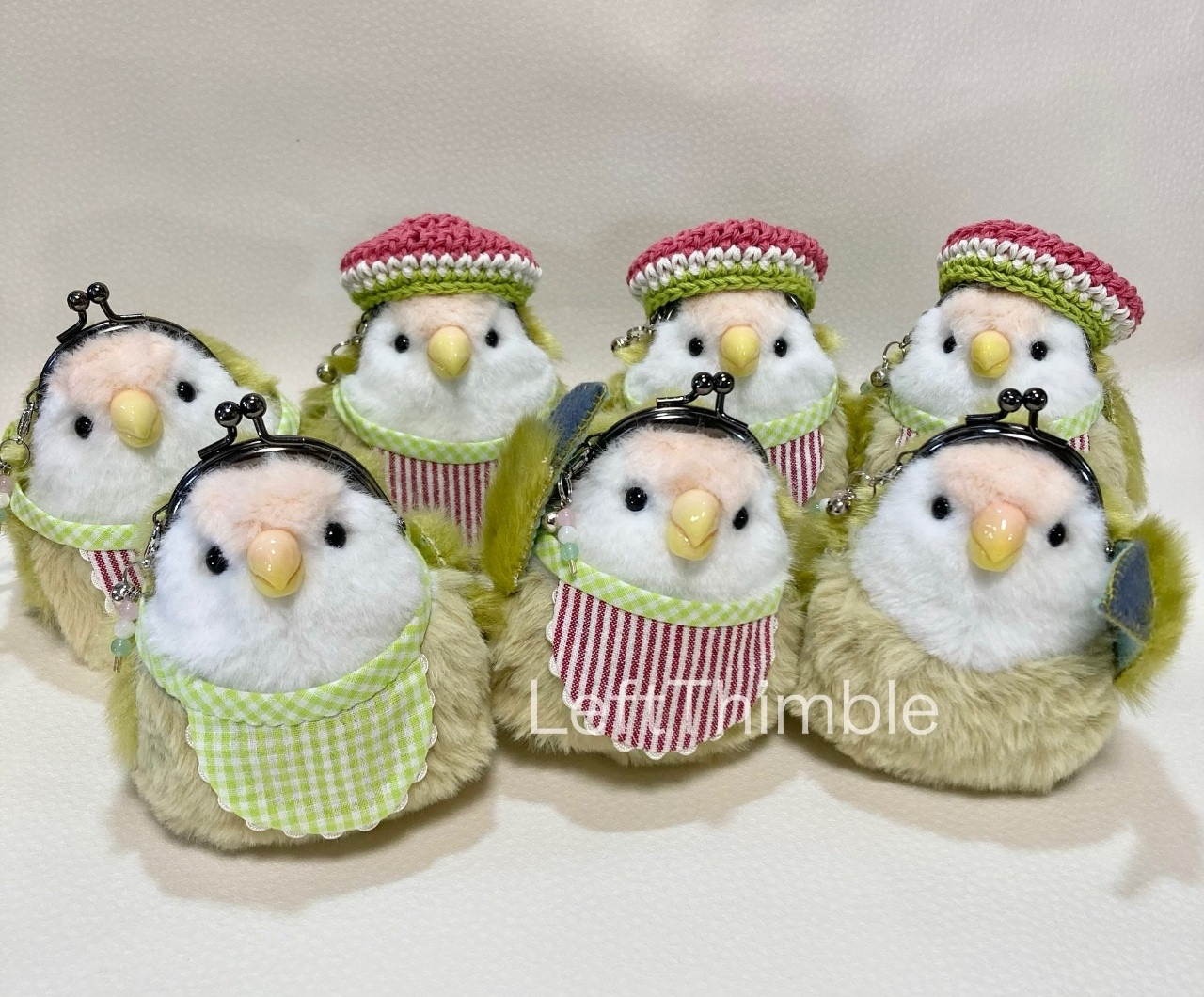 コザクラインコがま口スイカカラー by レフトシンブル