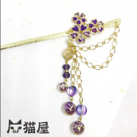 狂い咲きの桜簪-紫-1802-67