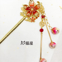 狂い咲きの桜簪-緋-1802-64