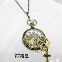 時計のネックレス　1802-34 / 灰猫屋