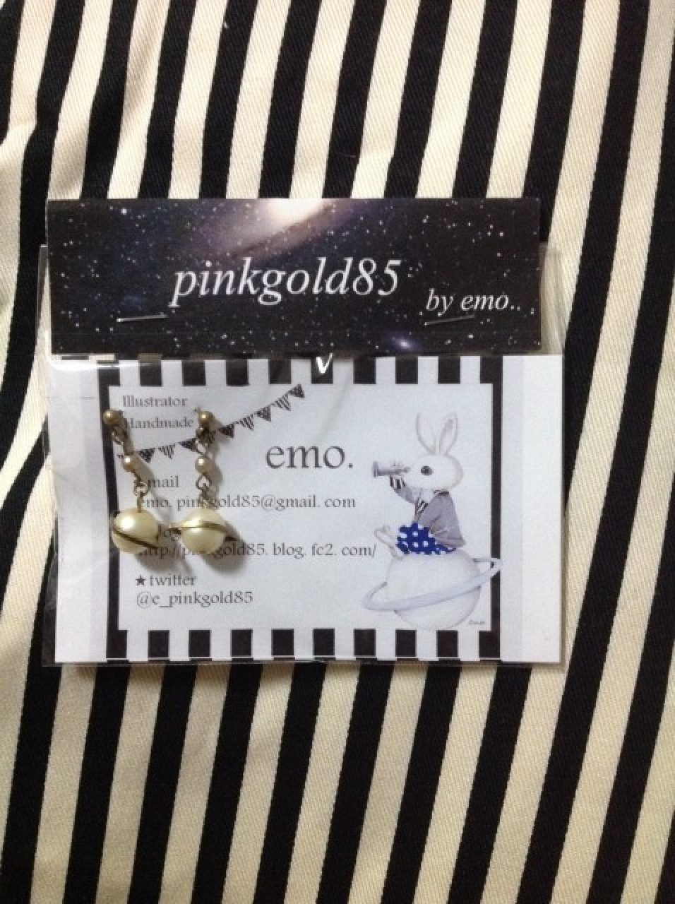 【ピアス】小惑星ピアス(WH×BR)