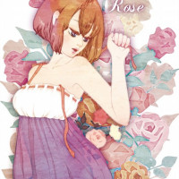 【Rose&Clover】イラストポストカード2枚入（各1枚入） / ラビッシュアート