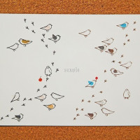 ポストカード 『ことり小鳥』 / tademu