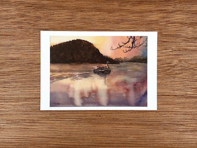 ポストカード「相模湖」