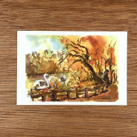 ポストカード「井の頭公園の秋」