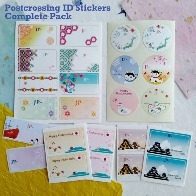 Postcrossing IDシール *Complete Pack*