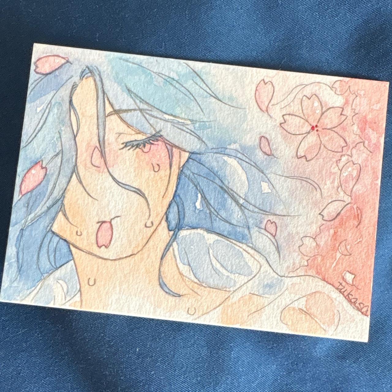 原画「夢に見て」