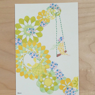 ポストカード「紫陽花の妖精」 / nami_asam