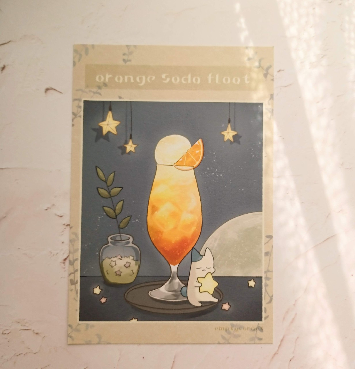 オレンジクリームソーダのポストカード