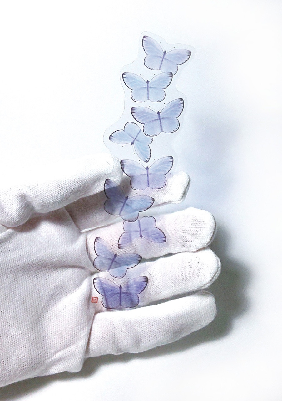 透ける栞（ヤマトシジミ）